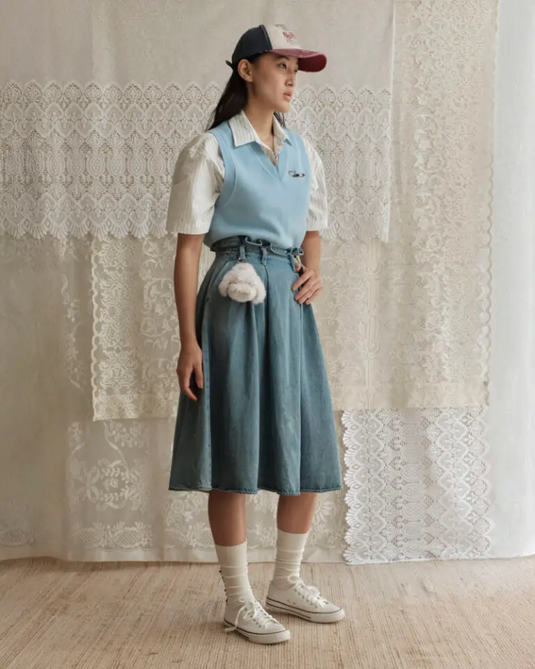 Inverted Box Pleat Skirt (2)