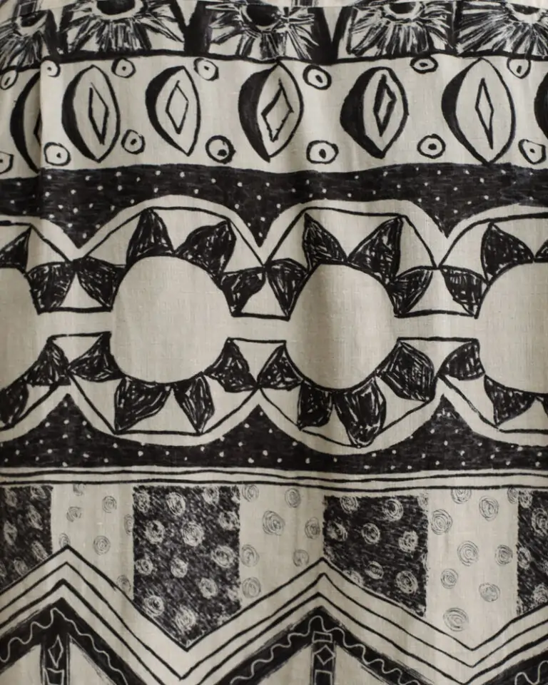 Monochrome tribal print shirt (3)