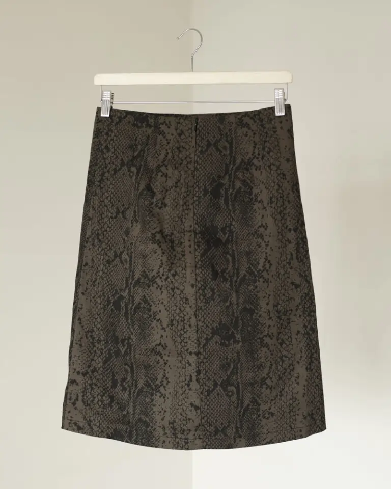 Snake skin skirt