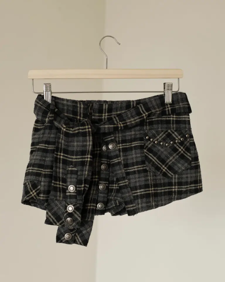 Upcycled Scottish Mini Skort (4)
