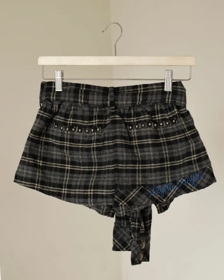 Upcycled Scottish Mini Skort (5)